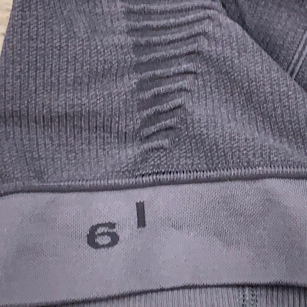 lululemon navy crop Capri ruched side leggings size 6 - Picture 10 of 12